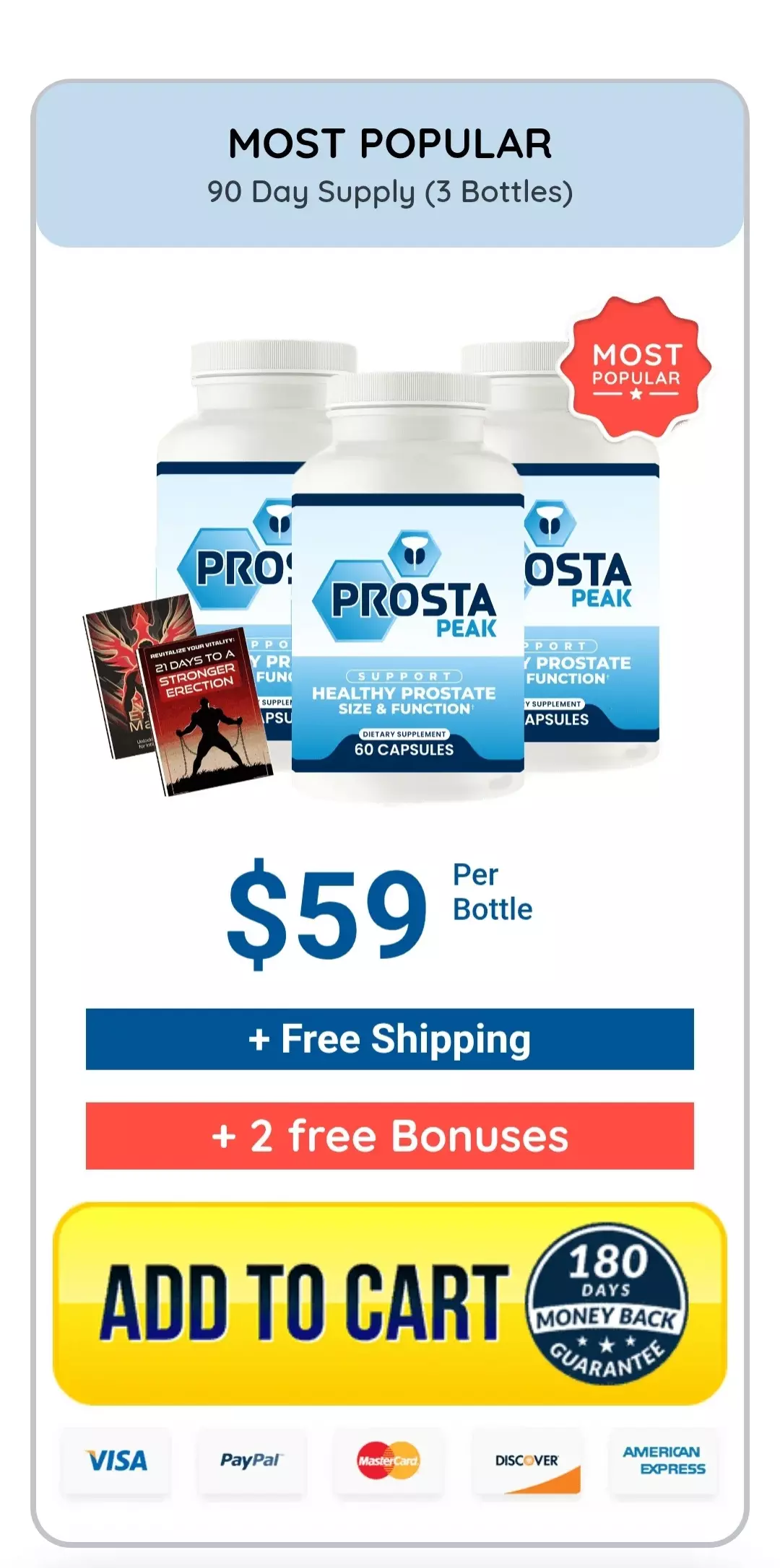 Prosta Peak™ 3 bottles pricing